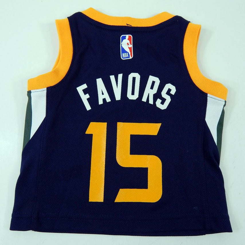 2020 Toddler Utah Jazz Derrick Favors #15 Swingman Navy Jersey Nike NWT 12M 51S Pic2