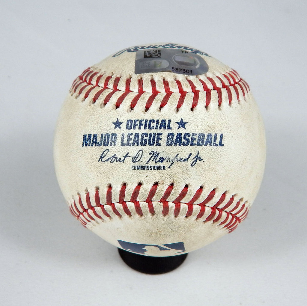 2023 Athletics Nationals Game Used Baseball Jake Irvin Shea Langeliers GO 62