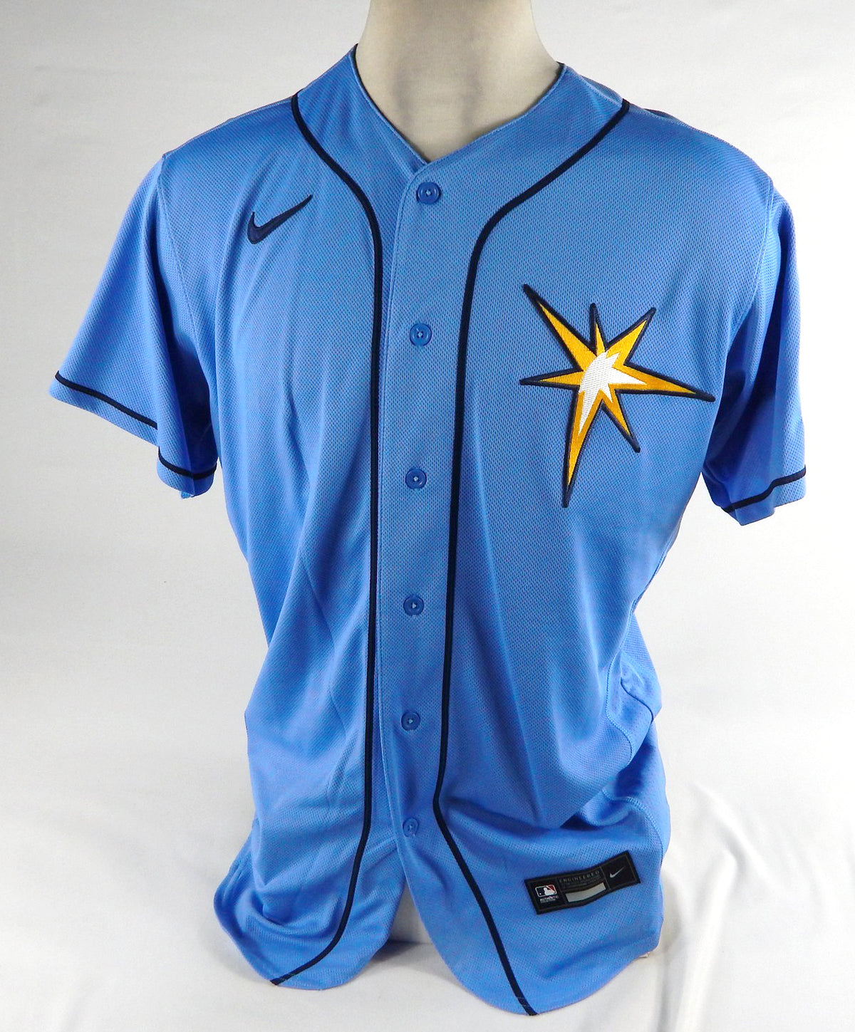 Tampa Bay Rays Rodney Linares #97 Game Issued Blue Jersey ST BP 44 DP72443 Pic2