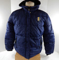 2021-22 Womens Utah Jazz Navy Puffer Jacket Wear by Erin Andrews NWT M 90S