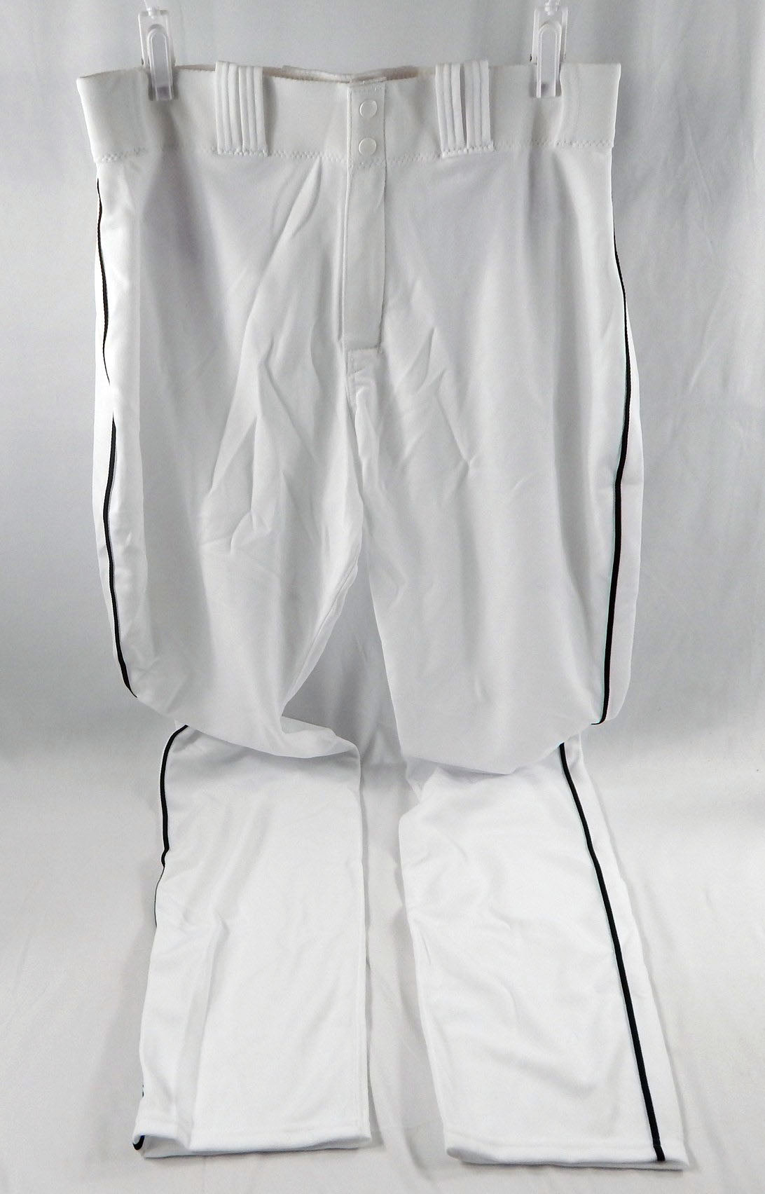 2015 Miami Marlins Michael Morse #38 Game Used White Baseball Pants 36 DP113553