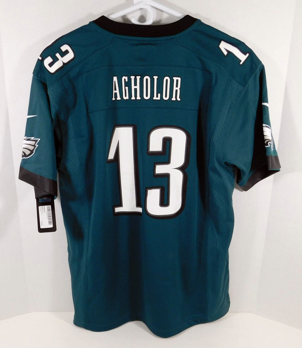 New Youth Philadelphia Eagles Nelson Agholor #13 Green Game Jersey M Nike NWT Pic2