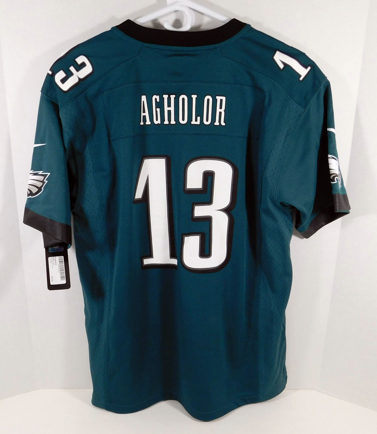 New Youth Philadelphia Eagles Nelson Agholor #13 Green Game Jersey M Nike NWT Pic2