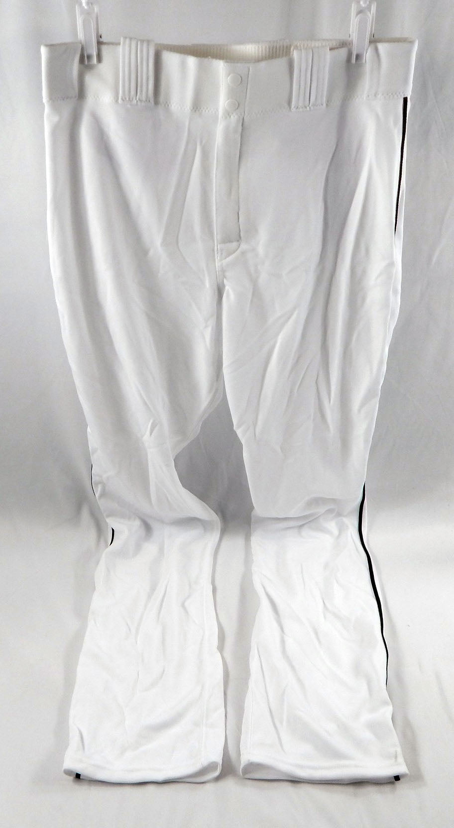 2015 Miami Marlins David Phelps #41 Game Used White Baseball Pants 36 DP113554