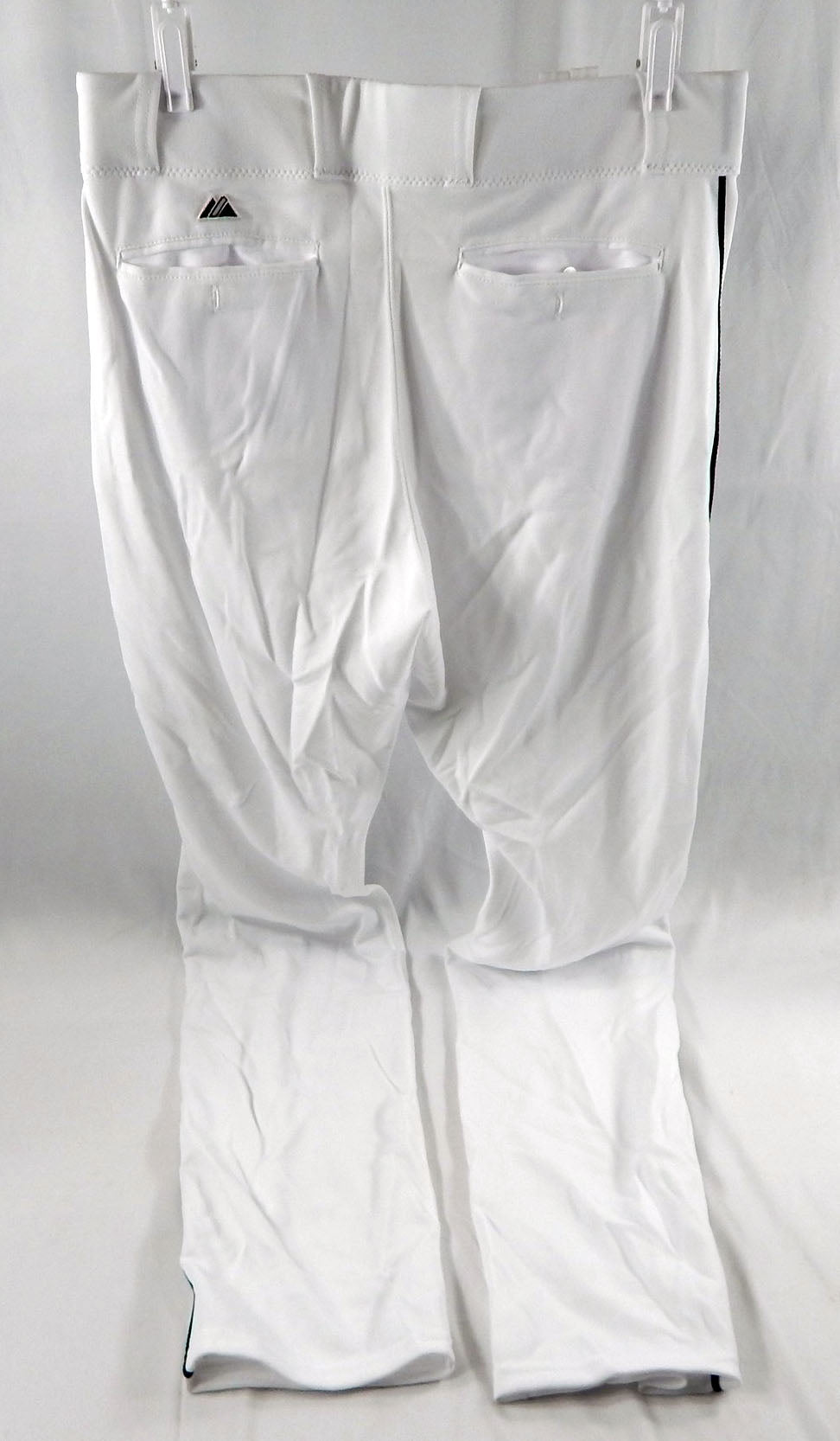 2015 Miami Marlins David Phelps #41 Game Used White Baseball Pants 36 DP113554 Pic2