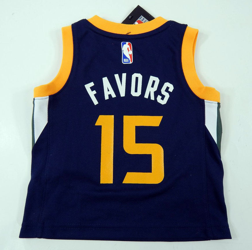 2020 Toddler Utah Jazz Derrick Favors #15 Swingman Navy Jersey Nike NWT 24M 53S Pic2