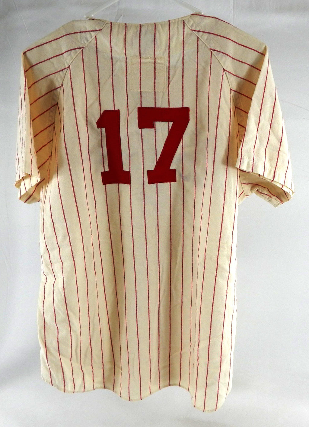 1960s Royals #17 Game Issued Cream Flannel Jersey Salesman Sample 40 869 Pic2