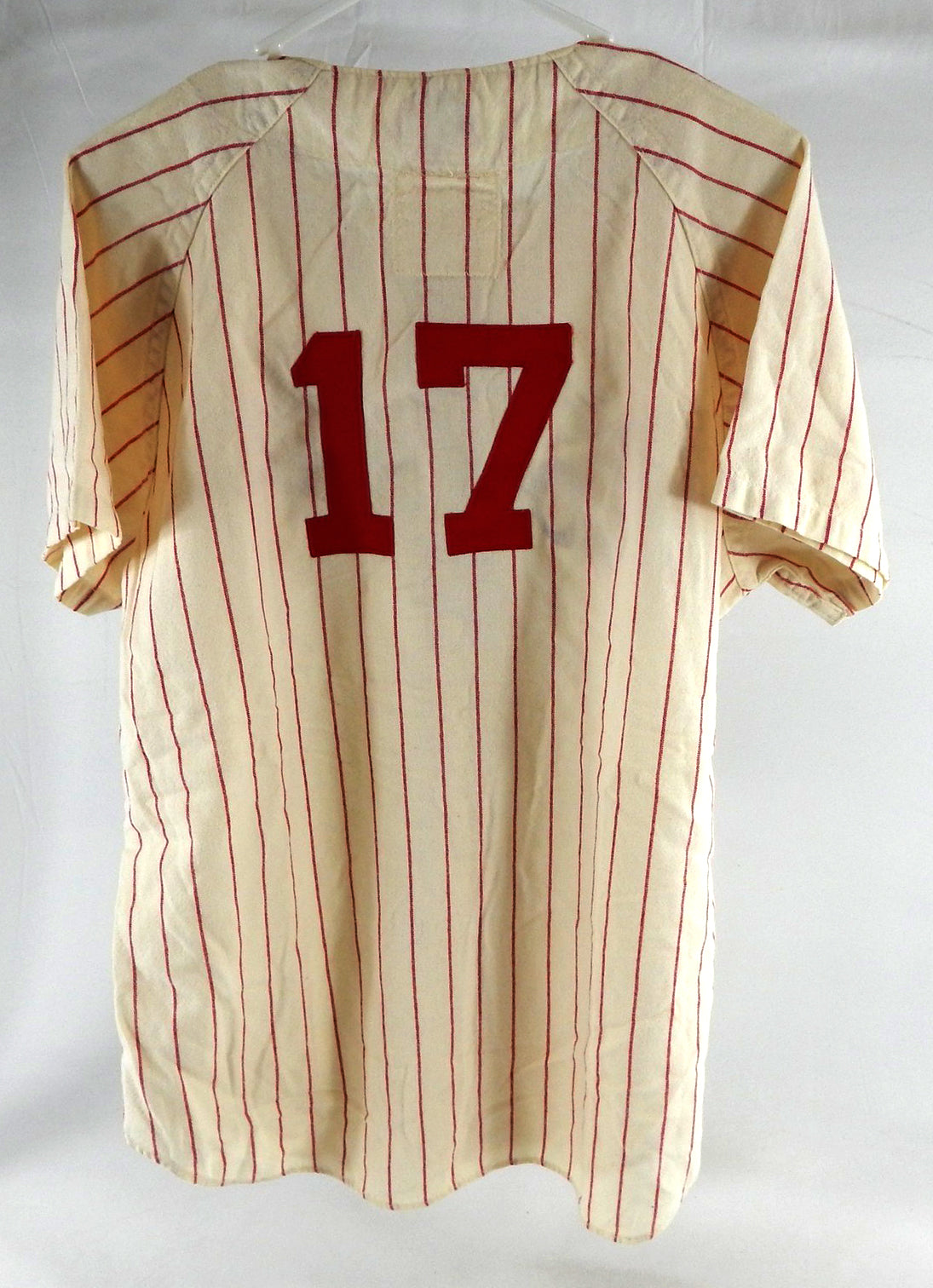 1960s Royals #17 Game Issued Cream Flannel Jersey Salesman Sample 40 869 Pic2