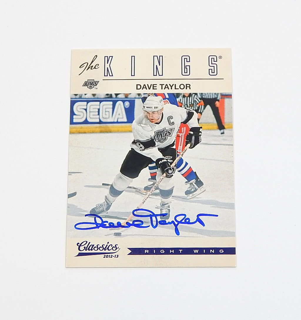 # 2012-13 Panini Classics Signatures Autographs Dave Taylor #5 On Card Auto