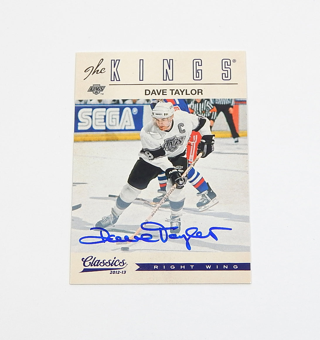 # 2012-13 Panini Classics Signatures Autographs Dave Taylor #5 On Card Auto