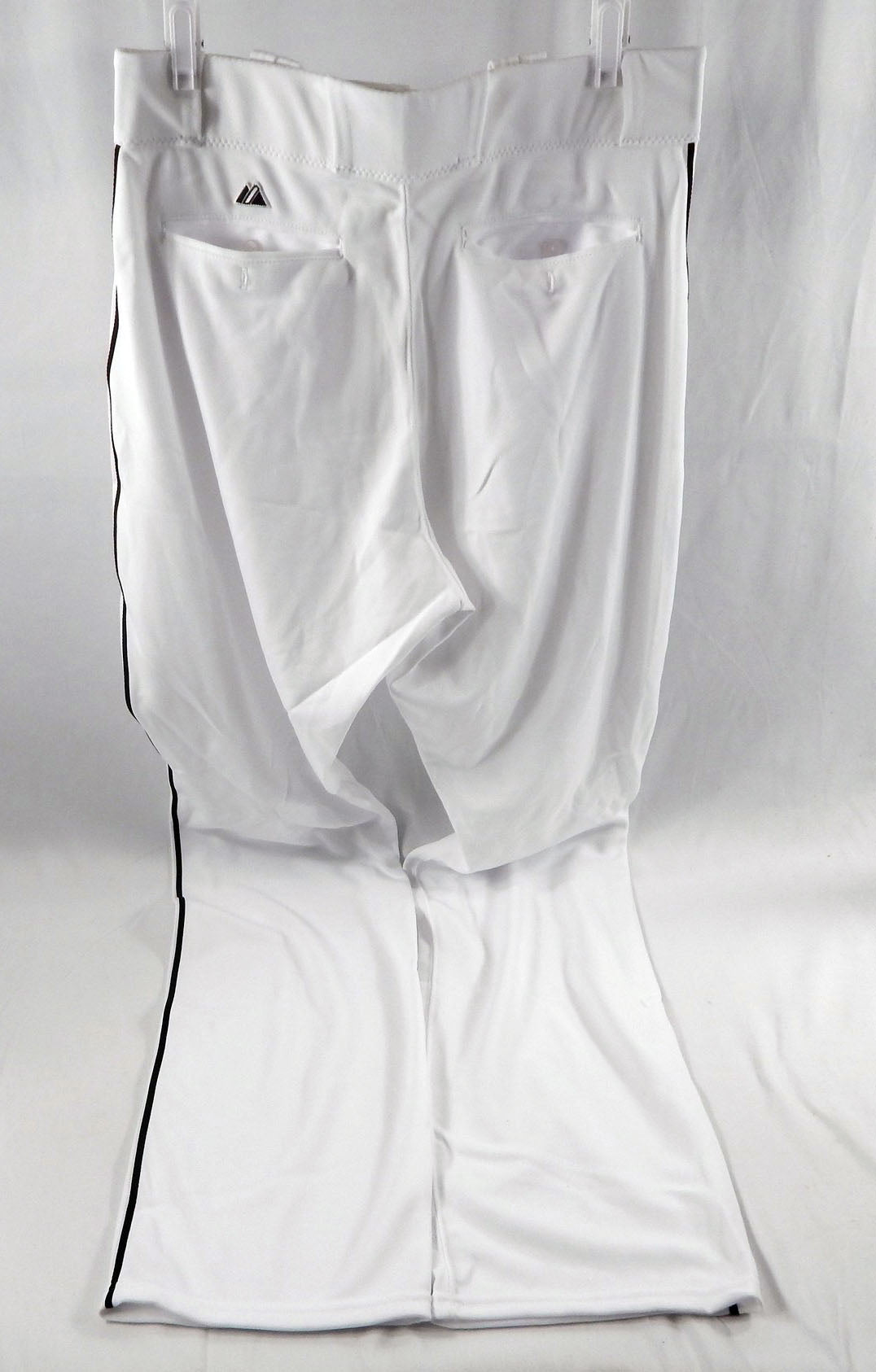 2015 Miami Marlins Giancarlo Stanton #27 Game Used White Baseball Pants 36 13555 Pic2