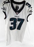 2023 Philadelphia Eagles Maxen Hook #37 Game Used White Jersey 38 958