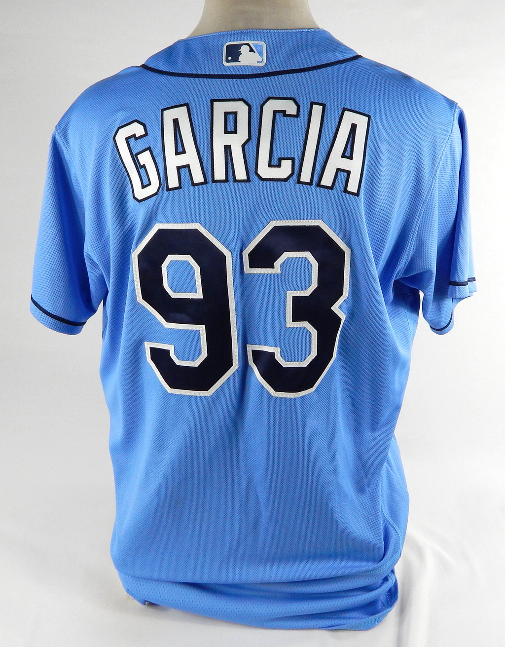 Tampa Bay Rays Garcia #93 Game Issued Blue Jersey ST BP 46 DP72446