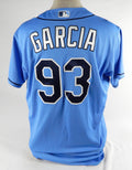 Tampa Bay Rays Garcia #93 Game Issued Blue Jersey ST BP 46 DP72446