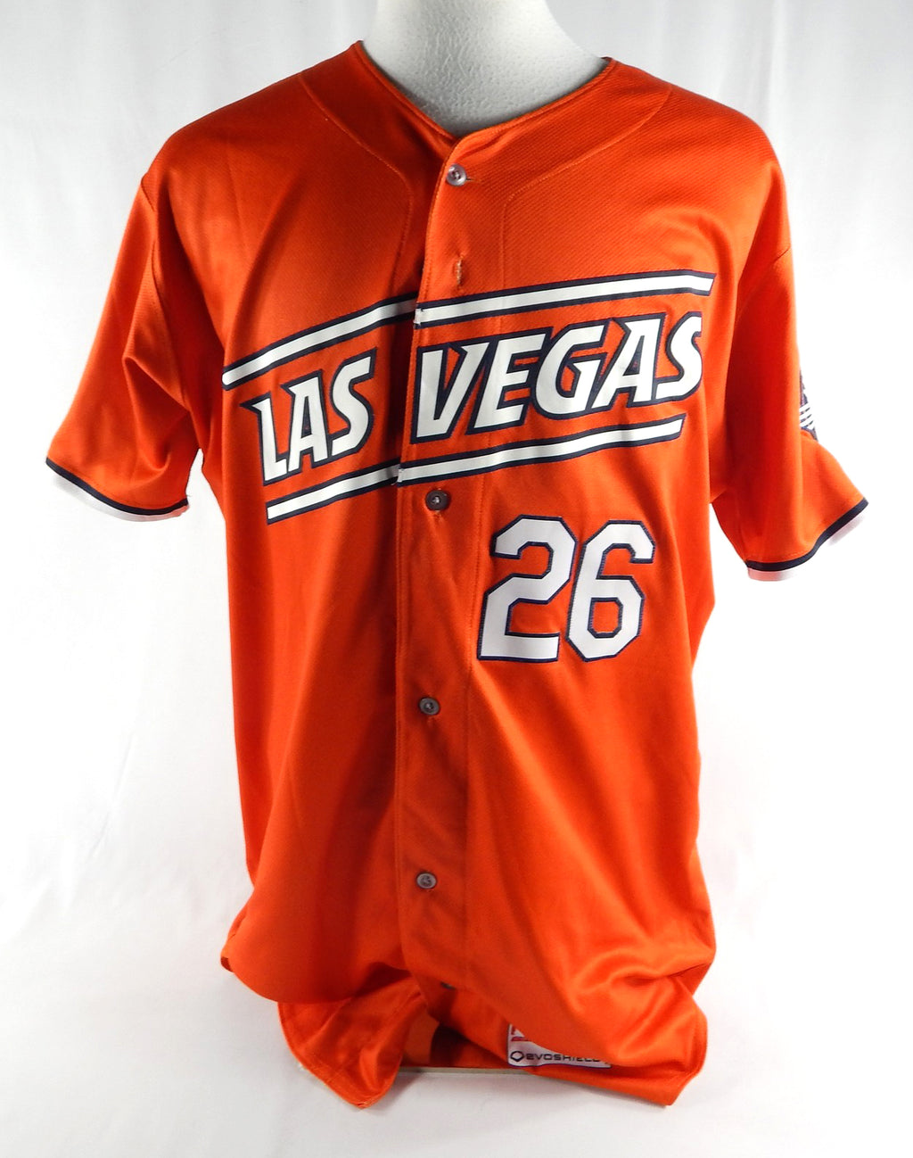 2024 Las Vegas Aviators Osvaldo Bido #26 Game Used Orange Jersey 46 DP89628