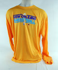 2011-12 New Orleans Hornets Team Issued Yellow LongSleeve Training Shirt 3XLT 93