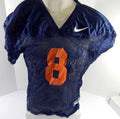 North Carolina Tar Heels UNC #8 Game Used Blue Practice Football Jersey 537