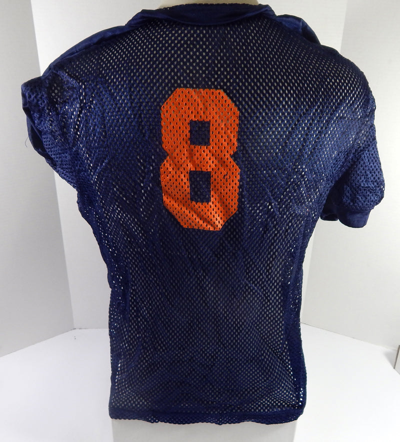 North Carolina Tar Heels UNC #8 Game Used Blue Practice Football Jersey 537 Pic2