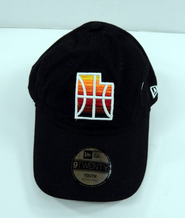 2016-17 Youth Utah Jazz Black Hat State New Era Adjustable 9Forty NWT OSFA 03S