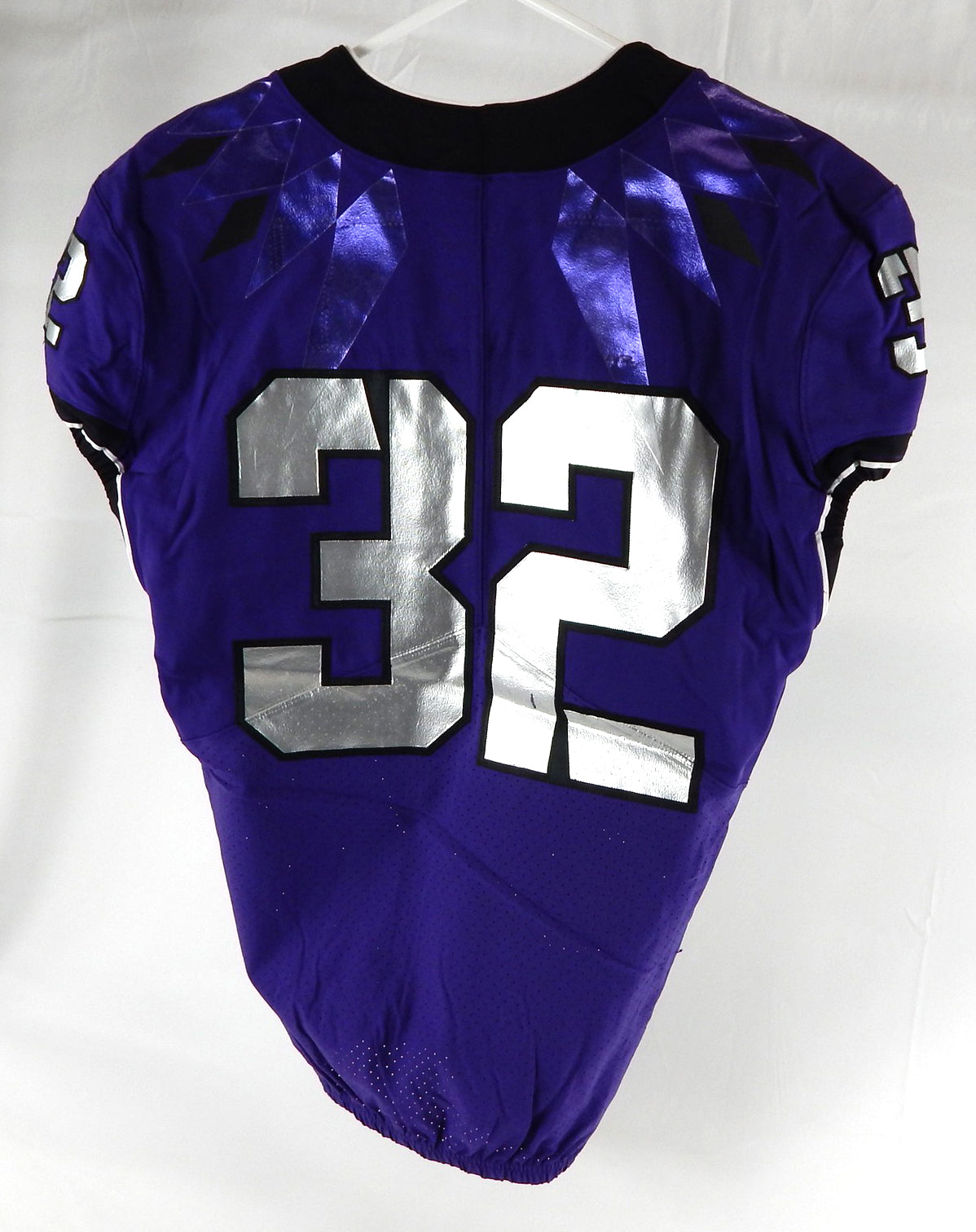 2019-24 Texas Christian TCU Frogs #32 Game Used Purple Jersey Football NP R 42 0 Pic2