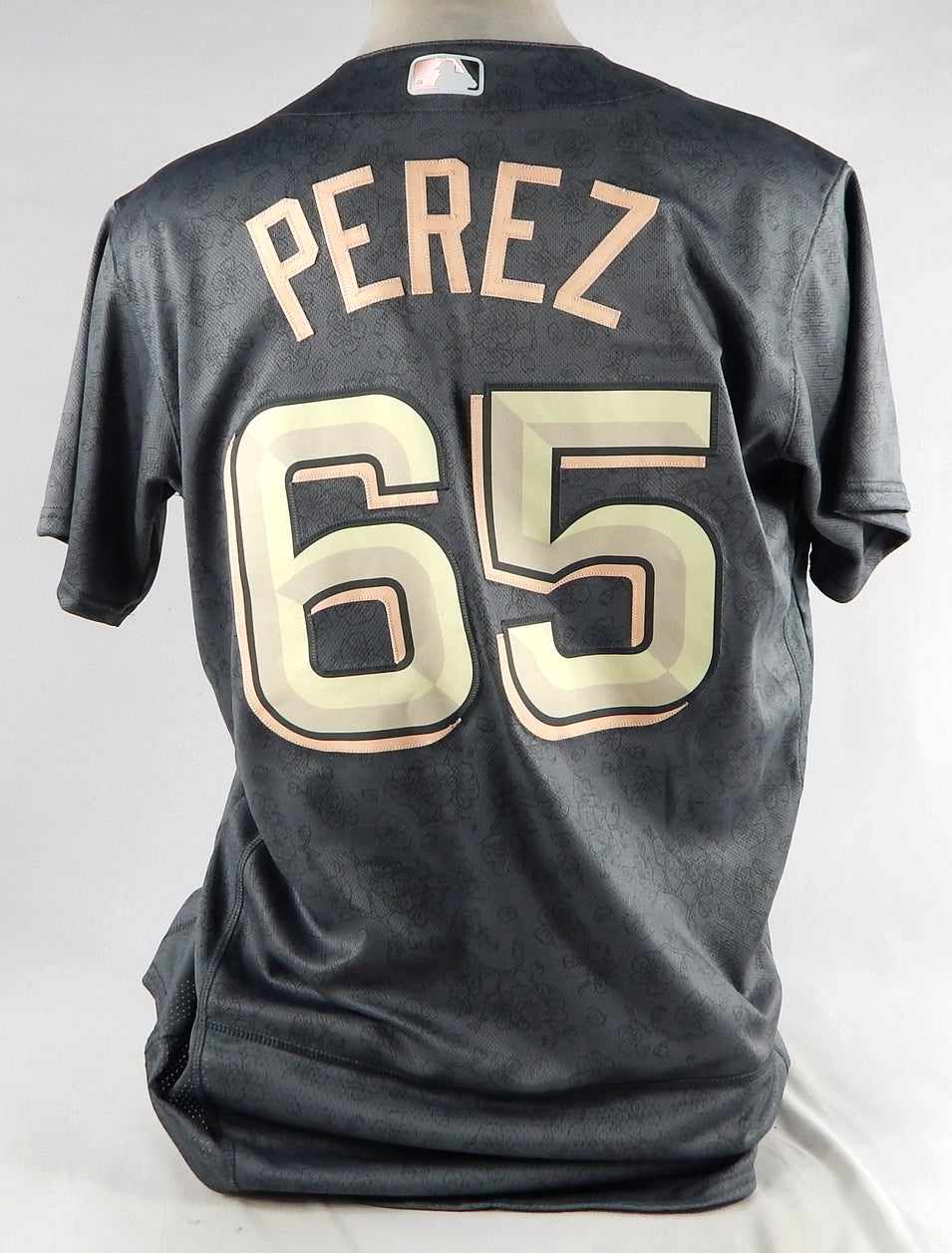2023 Washington Nationals Francisco Perez #65 Game Issued Grey Jersey City Con 5