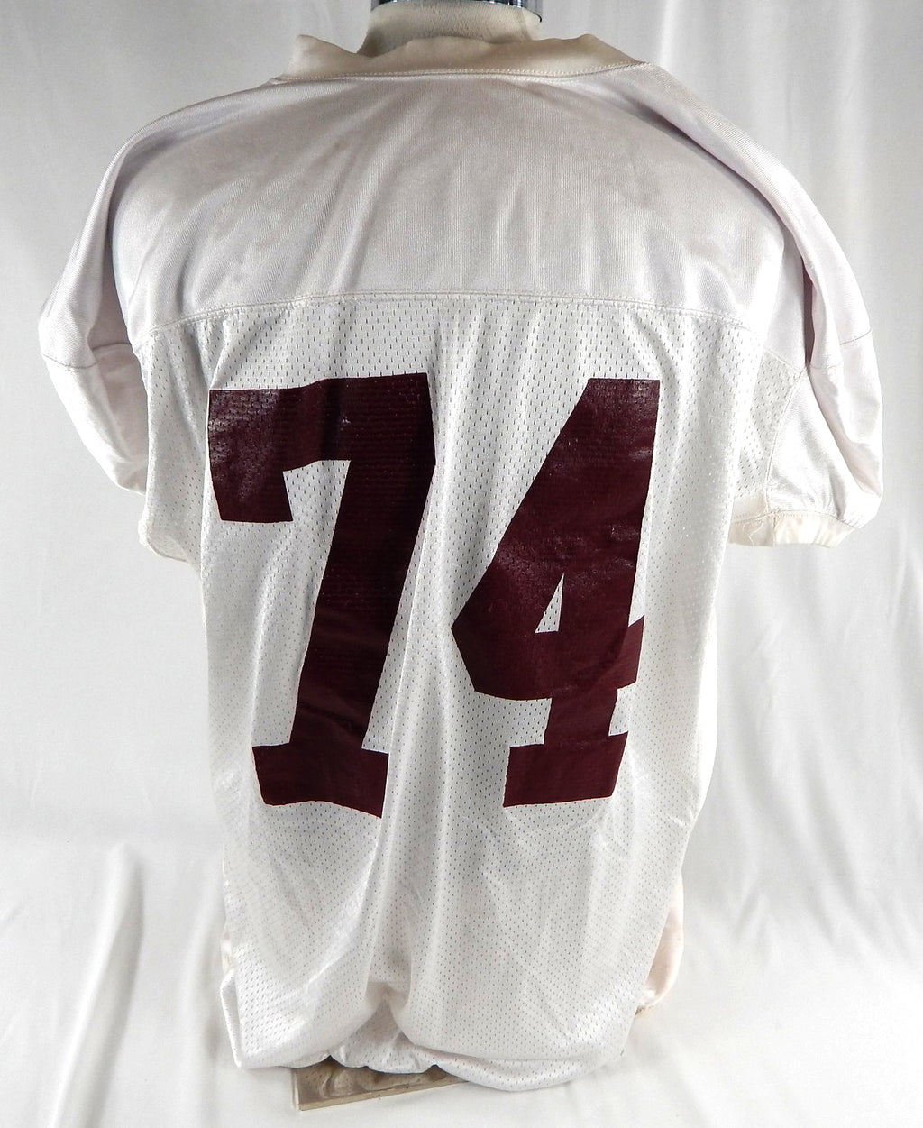 1990s Alabama Crimson Tide #74 Game Used White Practice Jersey XXXL 654 Pic2