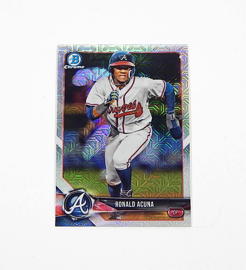 2018 Bowman Chrome Prospects Mojo Refractor Ronald Acuna RC #BCP1