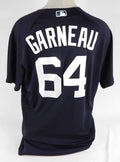 2022 Detroit Tigers Dustin Garneau #64 Game Issued Pos Used Blue Jersey ST BP 6