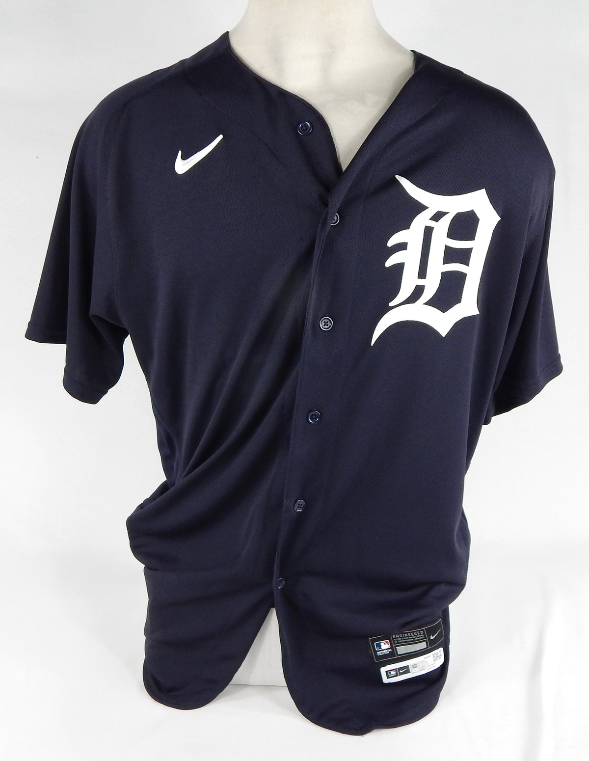 2022 Detroit Tigers Dustin Garneau #64 Game Issued Pos Used Blue Jersey ST BP 6 Pic2