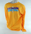 2011-12 New Orleans Hornets Team Issued Yellow LongSleeve Training Shirt 3XLT 97
