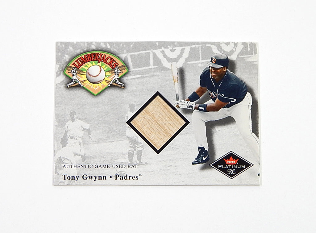 2001 Fleer Platinum Lumberjacks Tony Gwynn #15 Used Bat