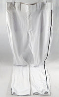 2014 Miami Marlins Jeff Mathis #6 Game Issued White Baseball Pants 36 DP113561