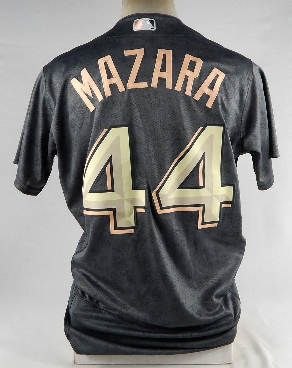 Washington Nationals Nomar Mazara #44 Game Issued Grey Jersey City Connect 2023