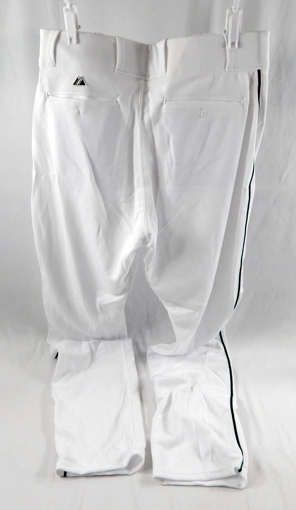 2014 Miami Marlins Jeff Mathis #6 Game Issued White Baseball Pants 36 DP113561 Pic2