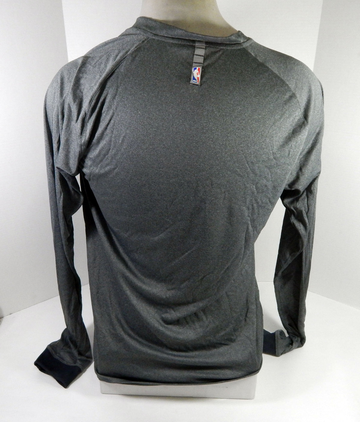 2014-15 New Orleans Pelicans Team Issued Grey Longsleeve Training Shirt 3XL+2 4 Pic2