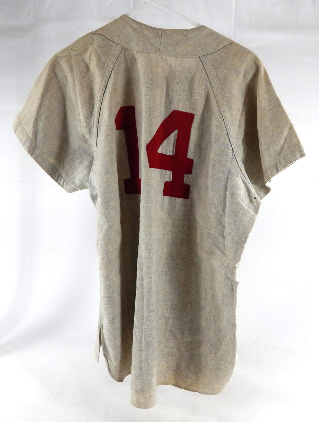 Chaffey #14 Game Used Grey Flannel Jersey 40 871 Pic2