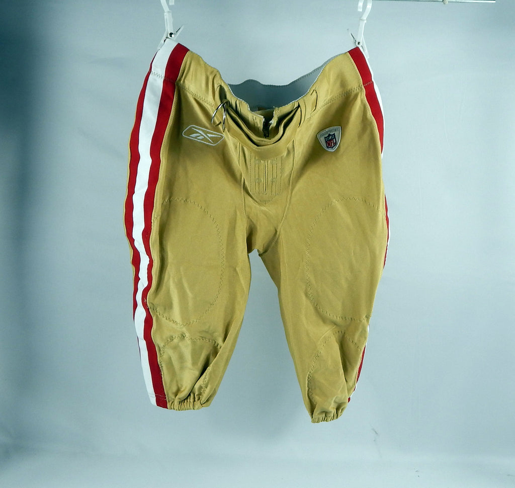 2009 San Francisco 49ers Game Issued Gold Pants 42 267
