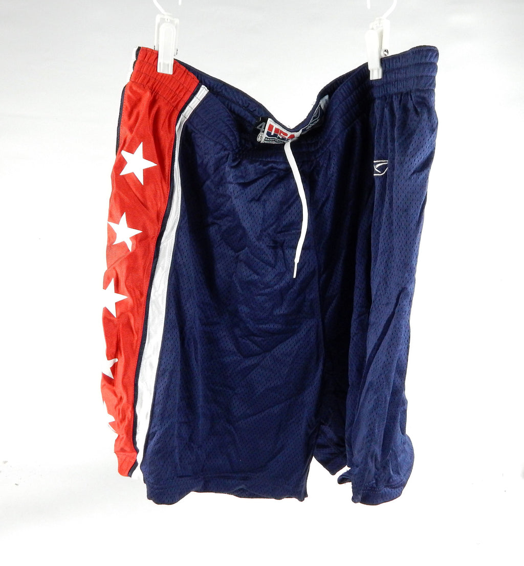 2000s Team USA Basketball #15 Game Used Navy Shorts 44 DP70806