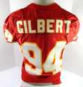 1998 Kansas City Chiefs Gilbert #94 Game Issued Red Jersey 46 DP51848