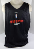 2000s Portland Trailblazers Game Issued Black Practice Jersey 4X DP54370