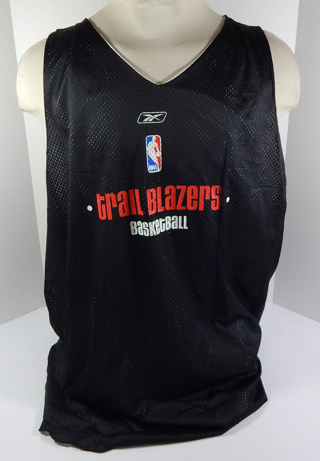 2000s Portland Trailblazers Game Issued Black Practice Jersey 4X DP54370