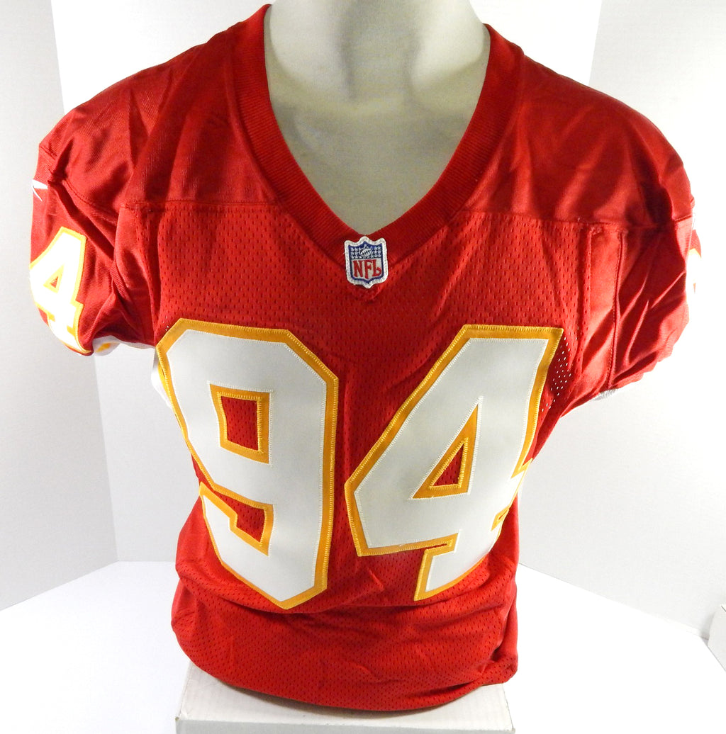 1998 Kansas City Chiefs Gilbert #94 Game Issued Red Jersey 46 DP51848 Pic2