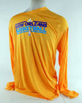 2011-12 New Orleans Hornets Team Issued Yellow LongSleeve Training Shirt 3XLT3