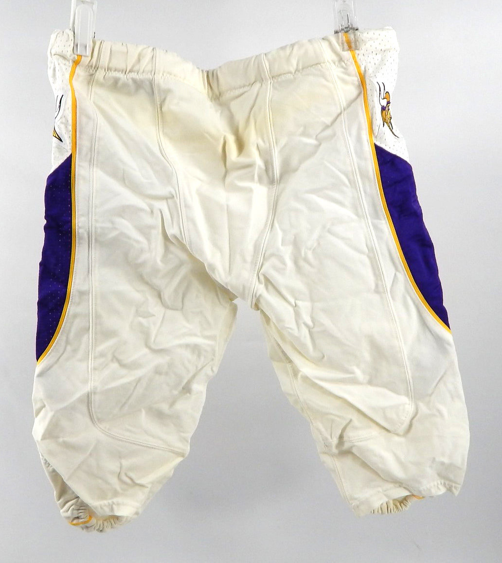 Minnesota Vikings Allen #81 Game Used White Pants 36 237 Pic2