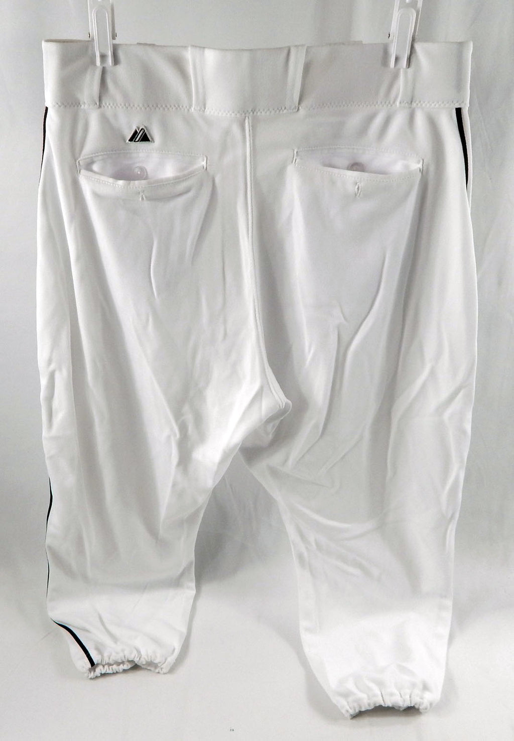 2015 Miami Marlins Bryan Morris #57 Game Used White Baseball Pants 35 DP113566 Pic2