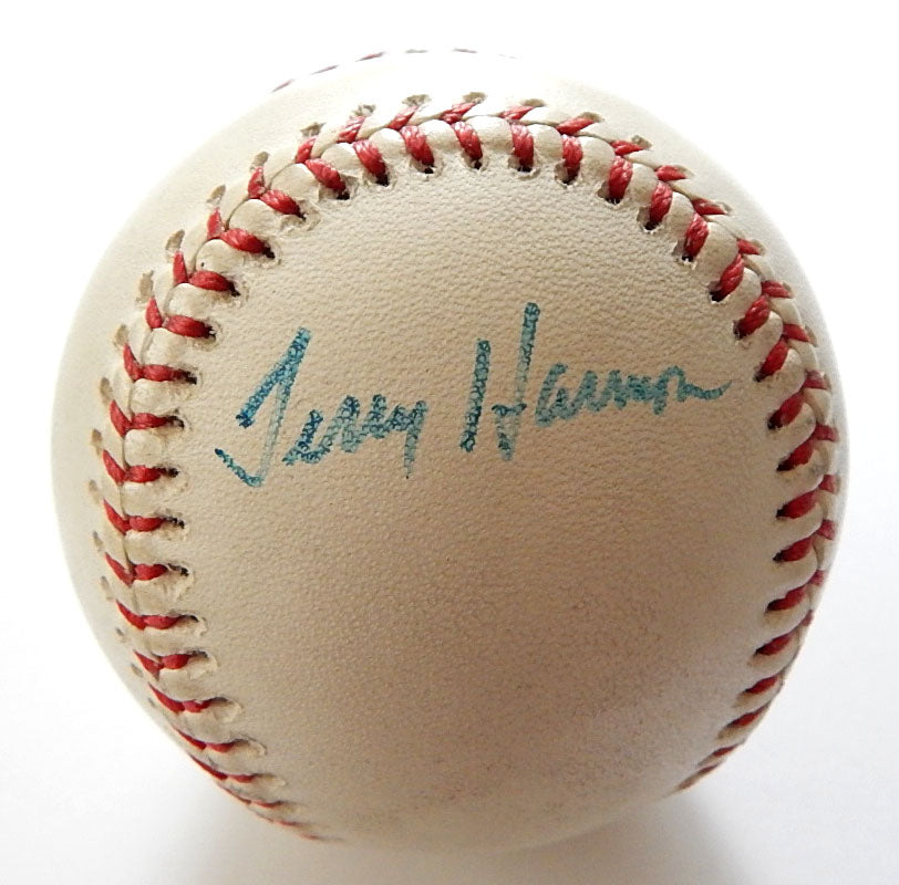 Terry Harmon Signed Baseball Auto Autograph