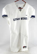 2013-15 Utah State Aggies Blank Game Issued White Jersey M 105