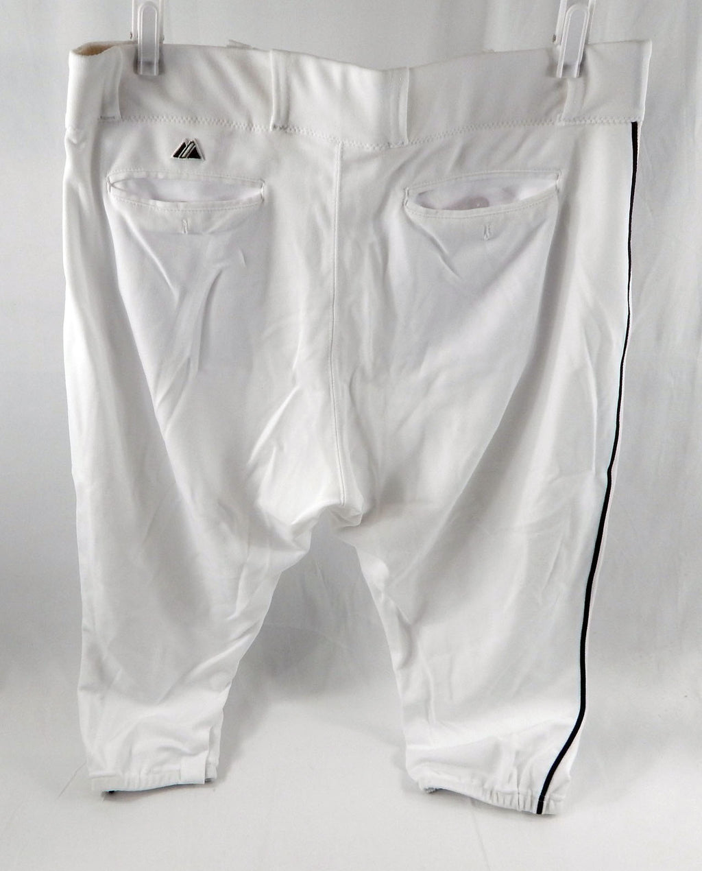 2015 Miami Marlins Justin Bour #48 Game Used White Baseball Pants 40-46 DP113568 Pic2