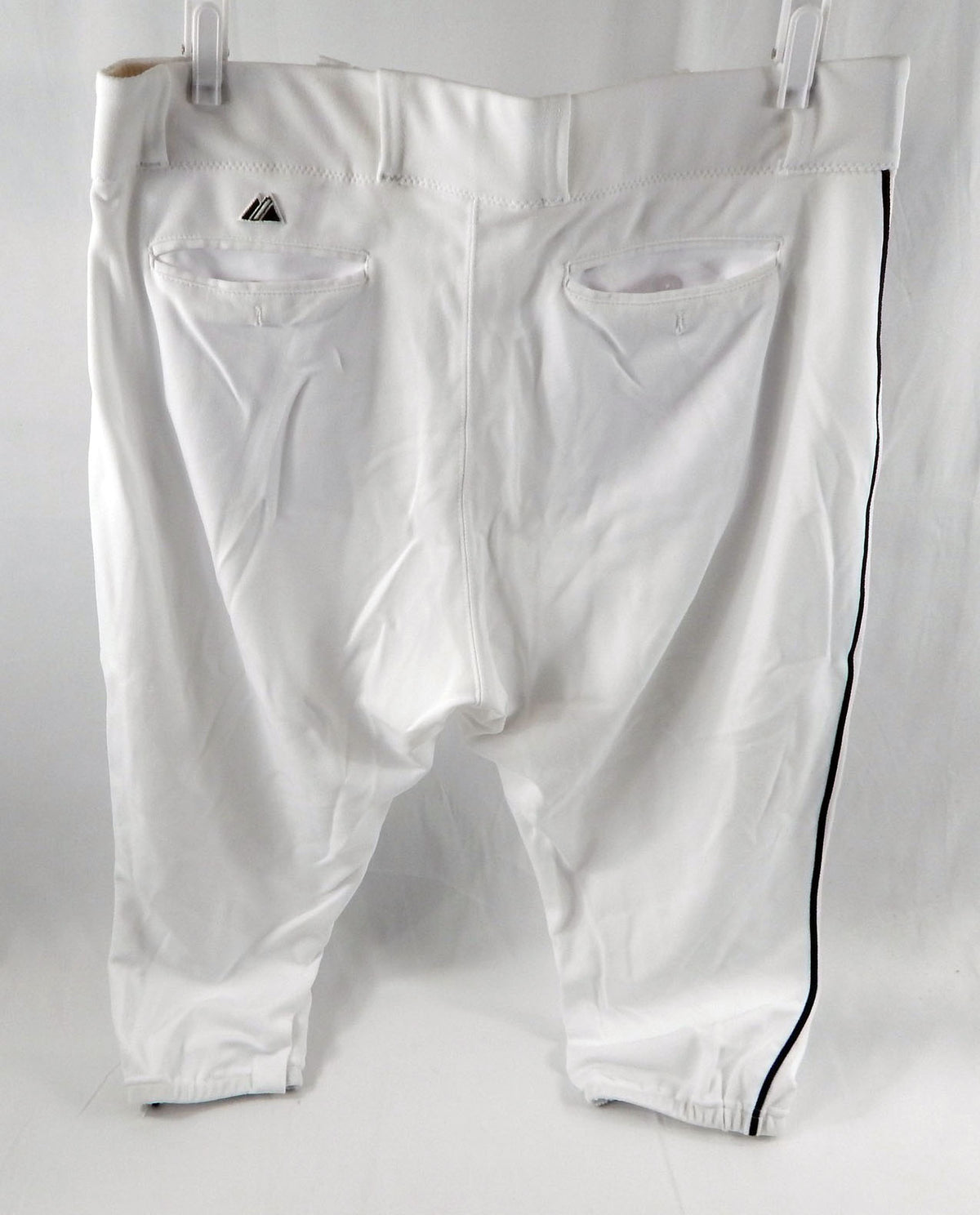 2015 Miami Marlins Justin Bour #48 Game Used White Baseball Pants 40-46 DP113568 Pic2