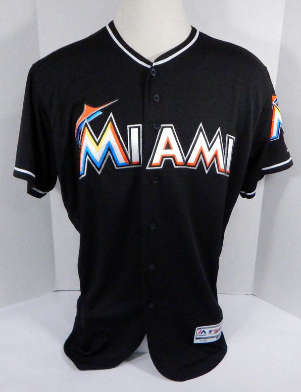 Miami Marlins Chad Hinshaw #47 Game Used Black Jersey Ext Spring Training 152 Pic2